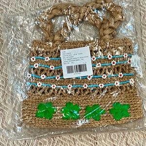 JENNY STRAW SMALL TOTE BAG IN NEUTRAL